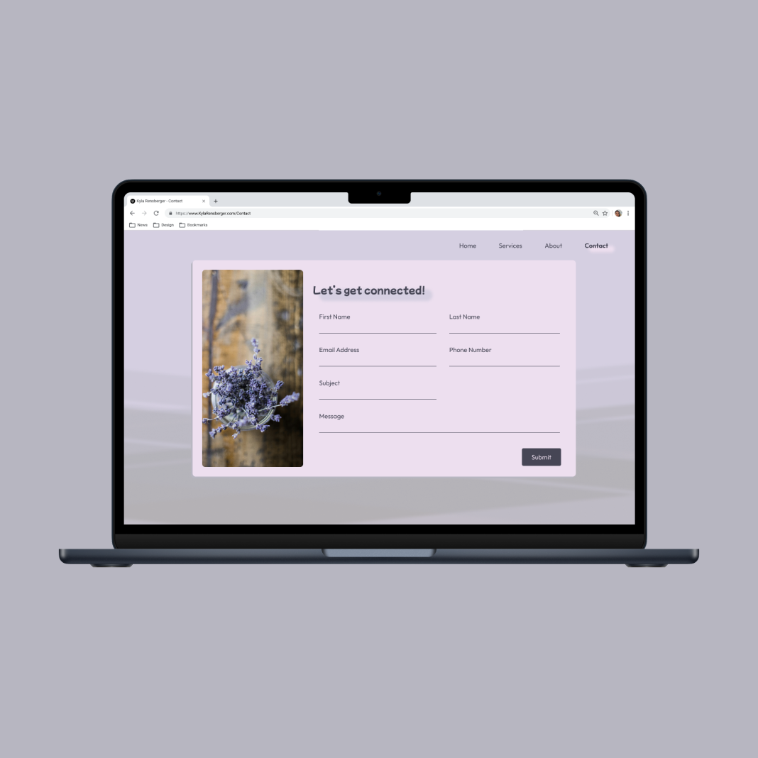 Contact Page UI